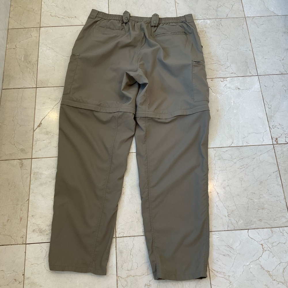 Exofficio Convertible Cargo Pants Men XL Tan Outdoors Hiking Fishing 32" Inseam - Picture 8 of 13
